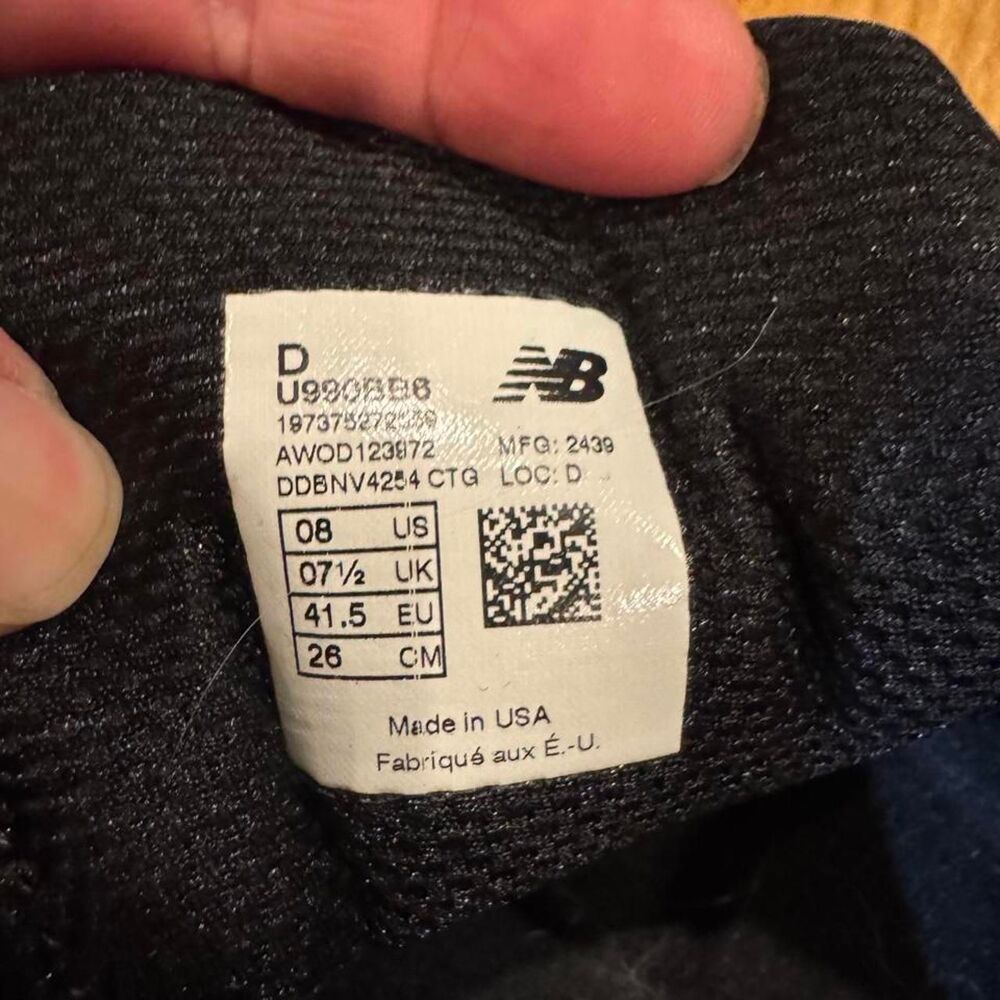 New-balance Men's Black and Navy Trainers